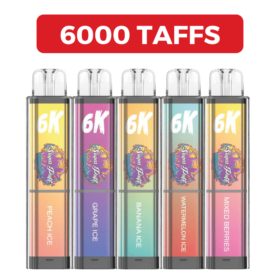 E-cigarette jetable - Sugar Puff Crystal 6000 Puffs (5%/ml)