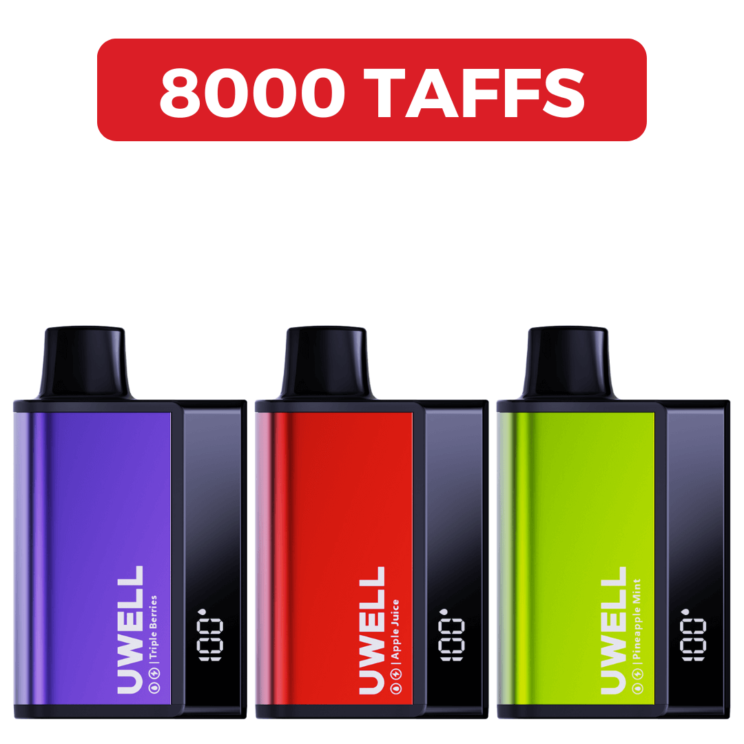 E-cigarette jetable UWELL DL8000 puff 12ml/5%