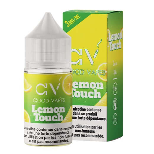 Good Vapes Salts - Lemon Touch 30ml |Cigarette électronique Dar Bouazza, Ain Diab, Tamaris, Casablanca