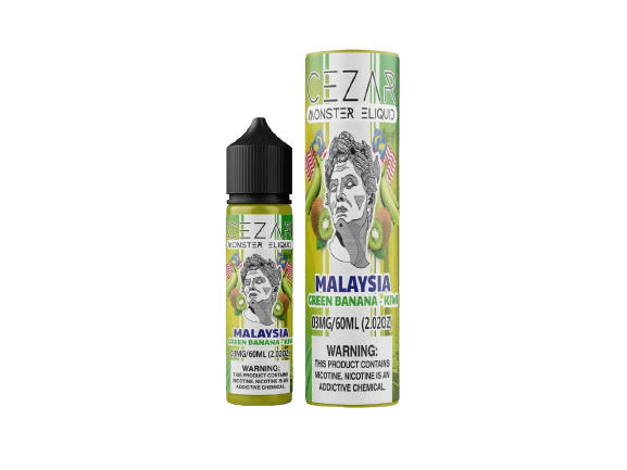 CEZAR - MONSTERMALAYSIA GREEN BANANA KIWI 30ML |Cigarette électronique Dar Bouazza, Ain Diab, Tamaris, Casablanca