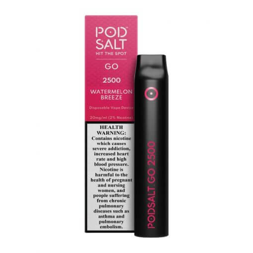 E-cigarette jetable Pod Salt 2500 Puffs
