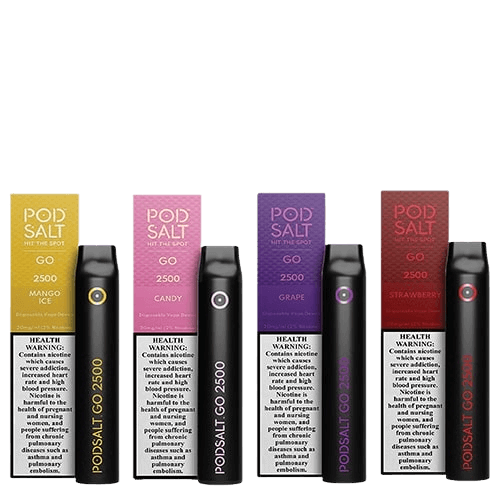 E-cigarette jetable Pod Salt 2500 Puffs