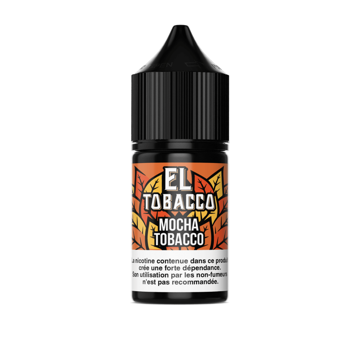 El Tobacco Salts - Mocha Tobacco 30ml |Cigarette électronique Dar Bouazza, Ain Diab, Tamaris, Casablanca