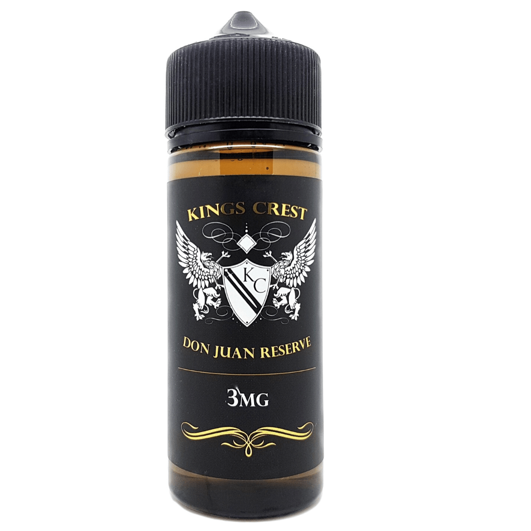 King Crest - Don Juan Reserve - E-Liquide 120ml |Cigarette électronique Dar Bouazza, Ain Diab, Tamaris, Casablanca