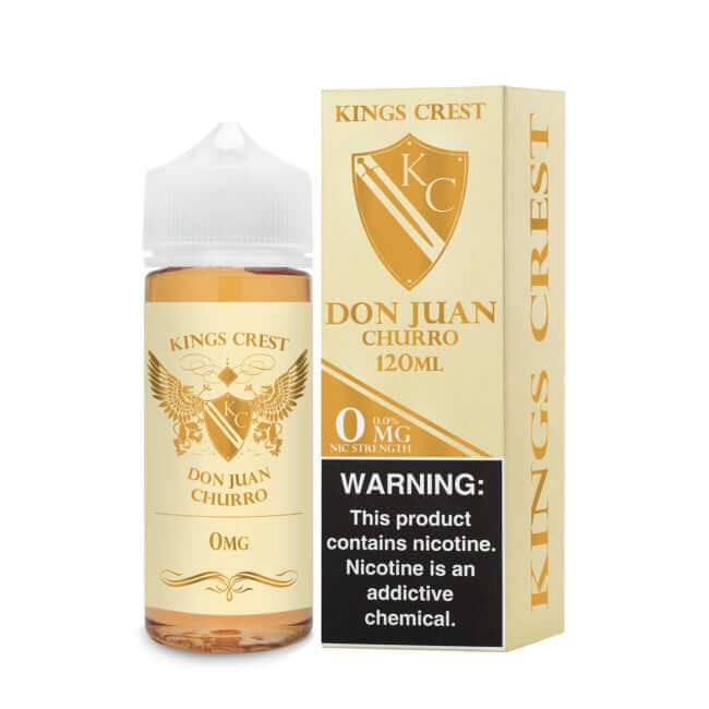 KING CREST - DON JUAN CHURRO 100ML 0MG |Cigarette électronique Dar Bouazza, Ain Diab, Tamaris, Casablanca