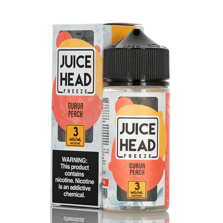 Juice Head - Guava Peach (FREEZE) 100ml |Cigarette électronique Dar Bouazza, Ain Diab, Tamaris, Casablanca