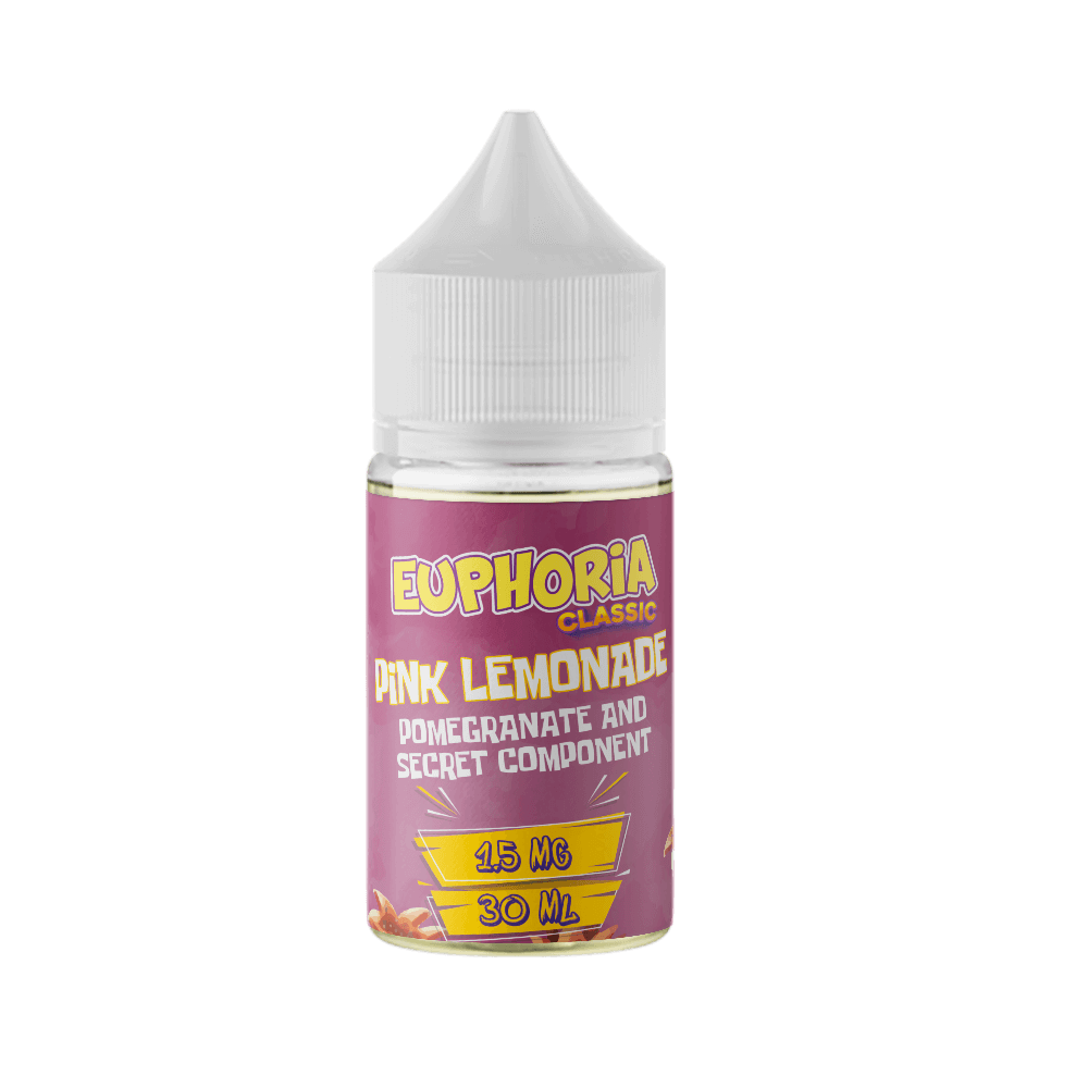 Euphoria Classic Salts - Pink Lemonade 30ml |Cigarette électronique Dar Bouazza, Ain Diab, Tamaris, Casablanca