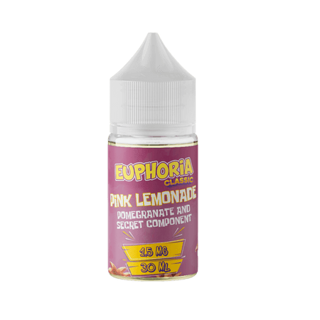 Euphoria Classic Salts - Pink Lemonade 30ml |Cigarette électronique Dar Bouazza, Ain Diab, Tamaris, Casablanca