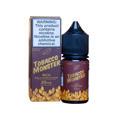 Tobacco Monster - Rich - Salt 30ml |Cigarette électronique Dar Bouazza, Ain Diab, Tamaris, Casablanca