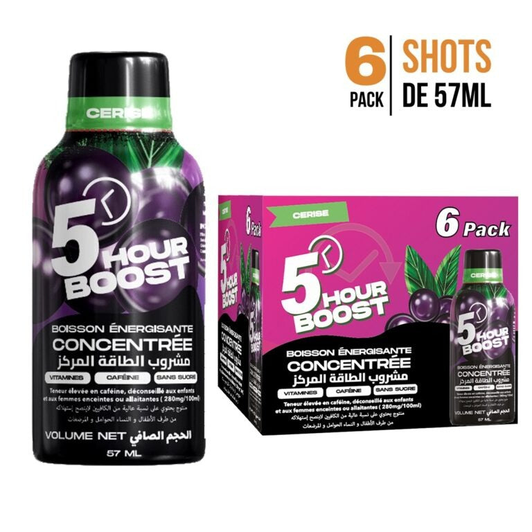 5 HOUR BOOST  -Boisson énergisante – Boite de 6 Pièces