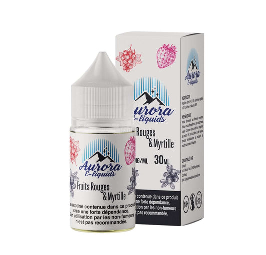 Aurora E-liquids - Fruit rouges et Myrtille 30ml