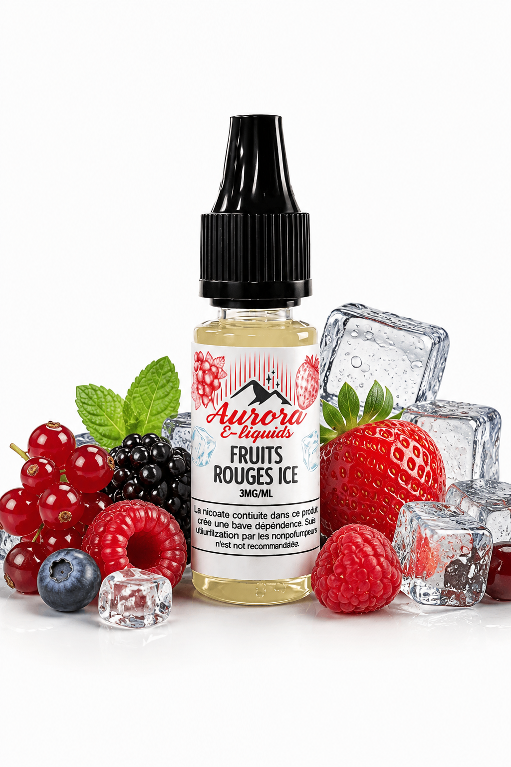 Aurora e-liquides - Fruits Rouges Ice - 10ML