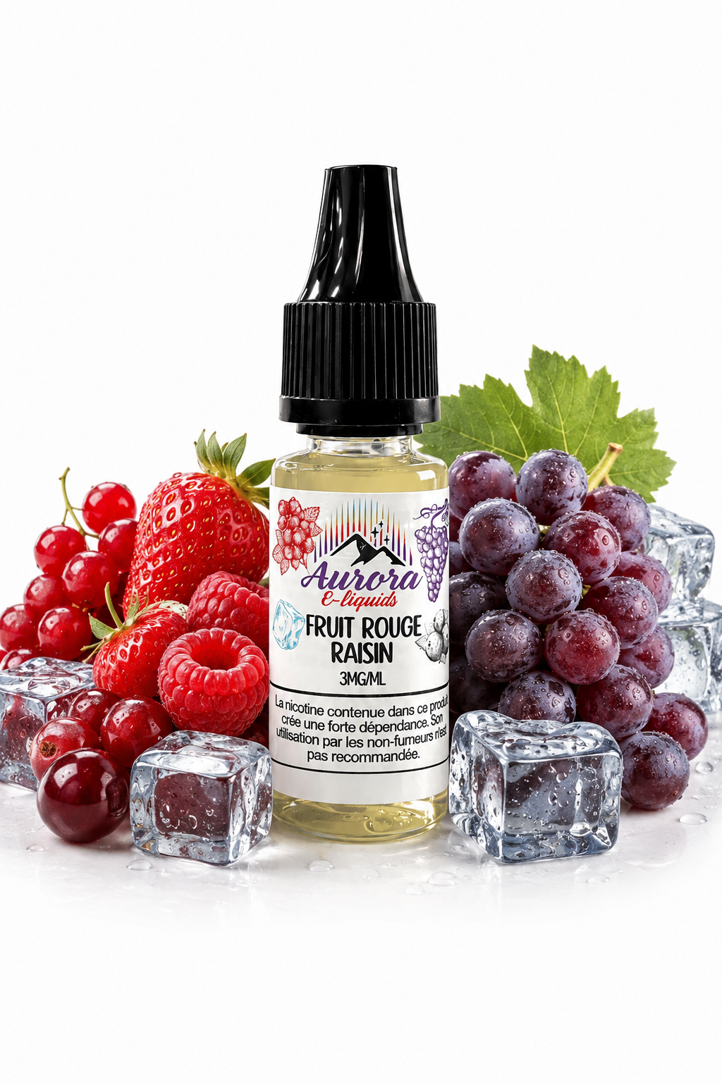 Aurora e-liquides - Fruit Rouge Raisin - 10ML