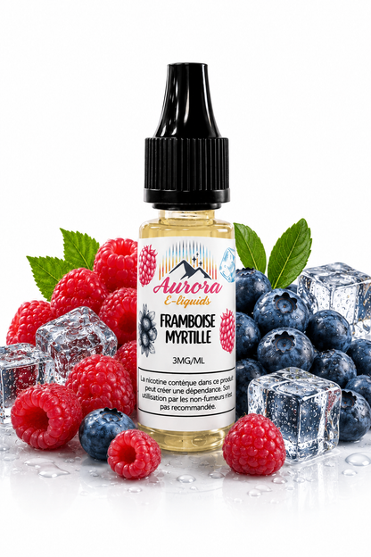 Aurora e-liquides - Framboise Myrtille - 10ML