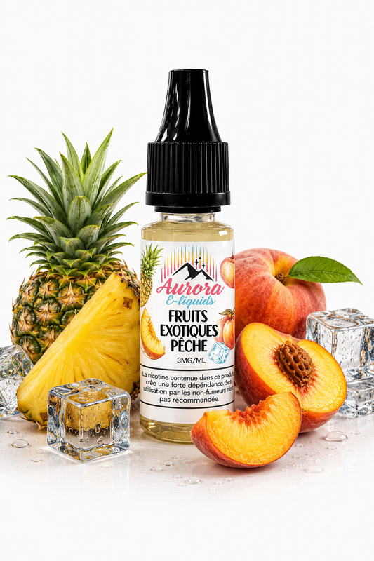 Aurora e-liquides - Fruits Exotiques Pêche - 10ML