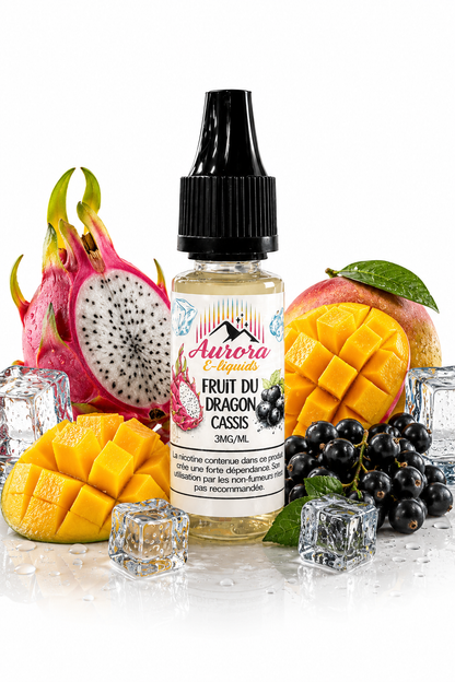 Aurora e-liquides - Fruit du Dragon Cassis - 10ML