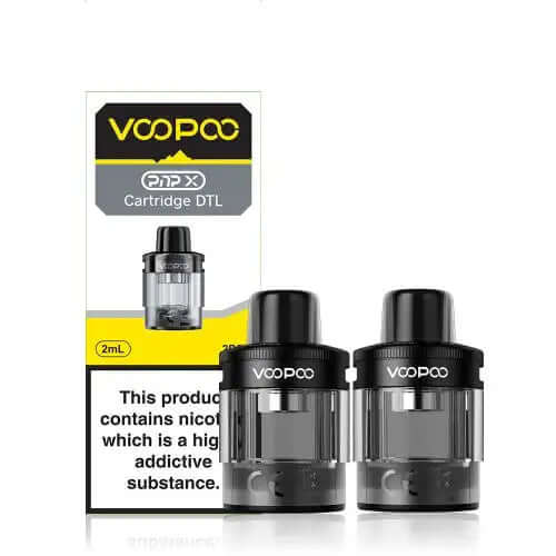 Cartouche Voopoo Pnp X (DTL ) - 2pcs / Black