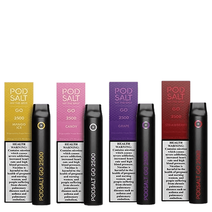 E-cigarette jetable Pod Salt 2500 Puffs