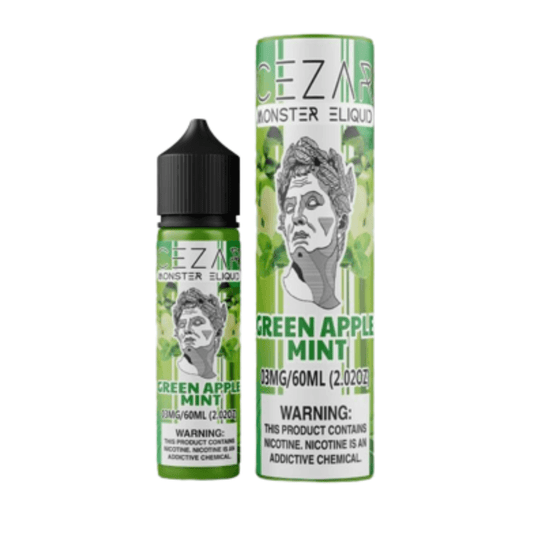 CEZAR - MONSTER GREEN APPLE MINT 60 ML |Cigarette électronique Dar Bouazza, Ain Diab, Tamaris, Casablanca