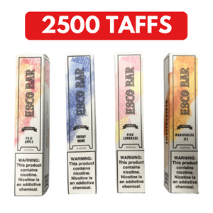 E-Cigarette Jetable - Esco Bar - 2500 Taffs (5%/ml) |Cigarette électronique Dar Bouazza, Ain Diab, Tamaris, Casablanca