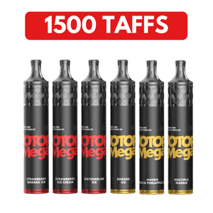 E-Cigarette Jetable - Wotofo Mega - 1500 Taffs (5%/ml) |Cigarette électronique Dar Bouazza, Ain Diab, Tamaris, Casablanca