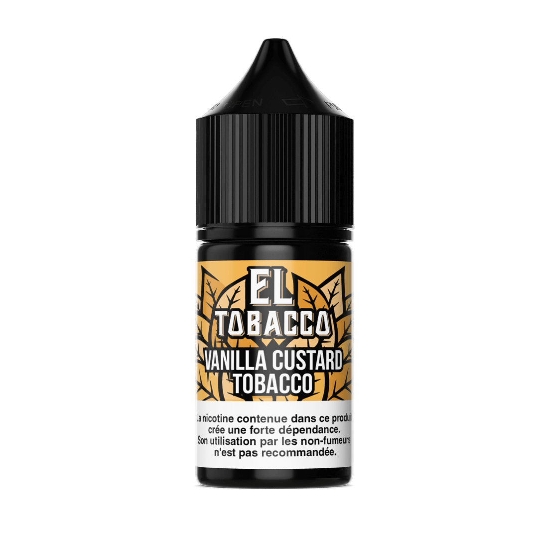 El Tobacco Salts - Vanilla Custard Tobacco 30ml |Cigarette électronique Dar Bouazza, Ain Diab, Tamaris, Casablanca