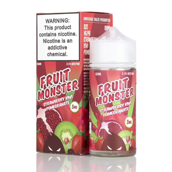 Fruit Monster - Strawberry Kiwi pomegranate - E-Liquide |Cigarette électronique Dar Bouazza, Ain Diab, Tamaris, Casablanca