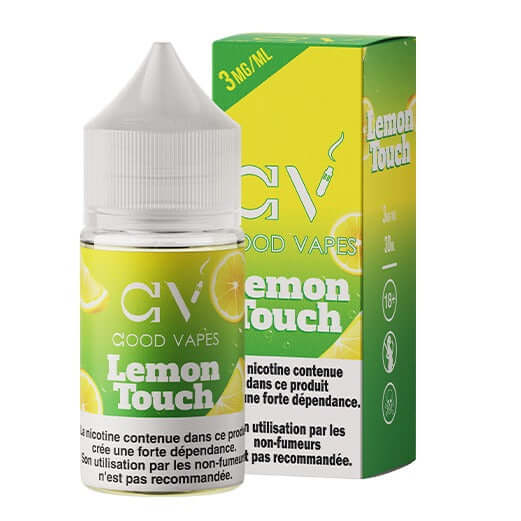 Good Vapes - Lemon Touch - E-Liquide 30ml |Cigarette électronique Dar Bouazza, Ain Diab, Tamaris, Casablanca