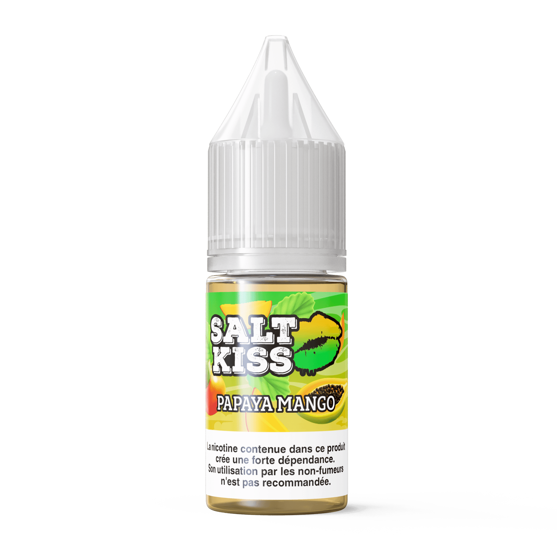 Salt Kiss - Papaya Mango 10ml |Cigarette électronique Dar Bouazza, Ain Diab, Tamaris, Casablanca