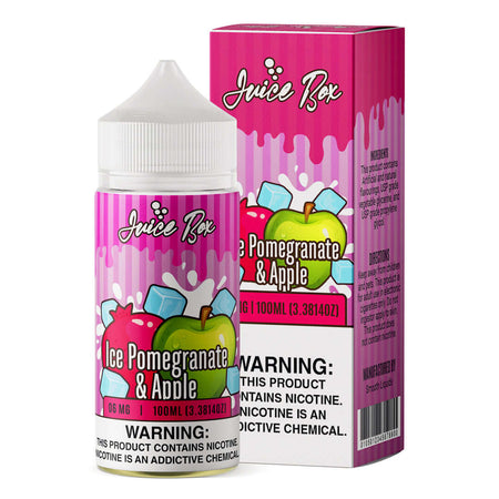 Juice Box - Ice Pomegranate & Apple - E-Liquide 100ml |Cigarette électronique Dar Bouazza, Ain Diab, Tamaris, Casablanca