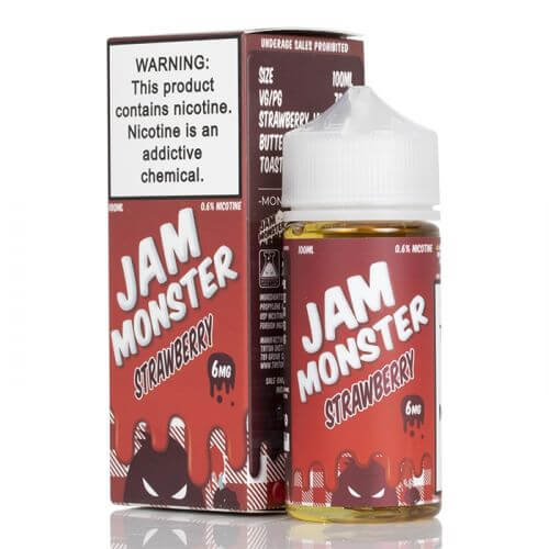 Jam Monster-Strawberry - E-Liquide 100ml |Cigarette électronique Dar Bouazza, Ain Diab, Tamaris, Casablanca