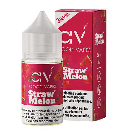 Good Vapes - Straw' Melon - E-Liquide 30ml |Cigarette électronique Dar Bouazza, Ain Diab, Tamaris, Casablanca