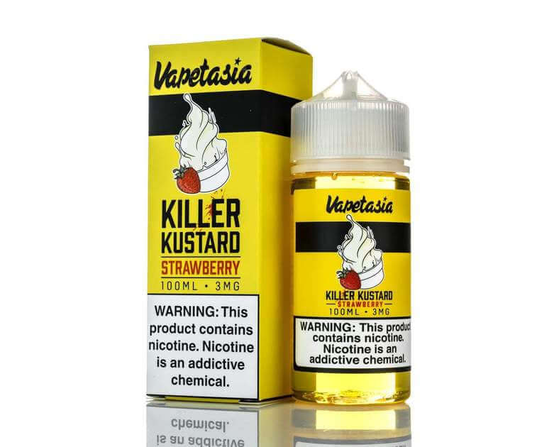 Killer Kustard Strawberry |Cigarette électronique Dar Bouazza, Ain Diab, Tamaris, Casablanca